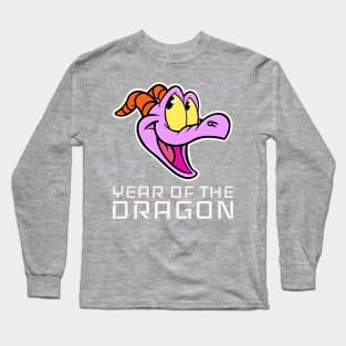 Year of the dragon Happy little purple dragon of imagination Long Sleeve T-Shirt